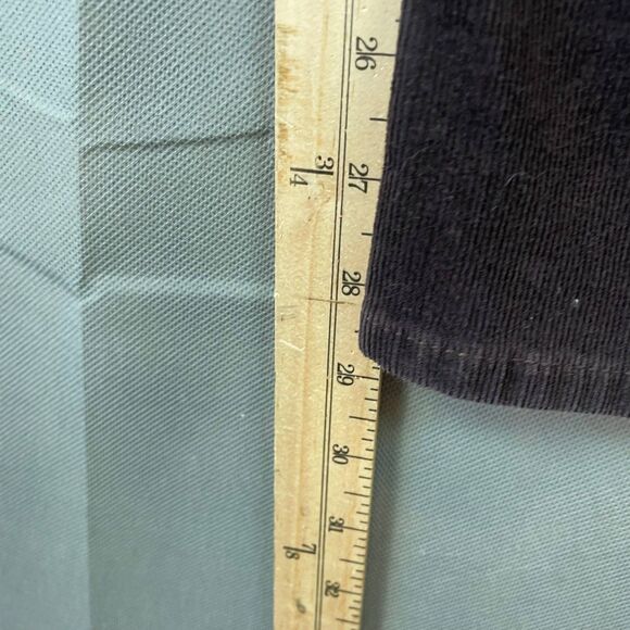 Tommy Hilfiger Corduroy Pants Women Size 6 Brown Bootcut Zip Fly Classic Fit - Picture 8 of 10